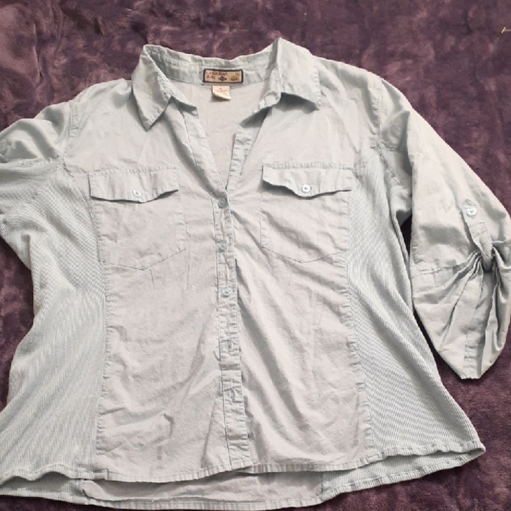 Caribbean Joe Sky Blue Casual Shirt